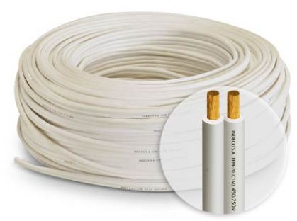 MELLIZO CFM 2x16 AWG BLANCO (100MTS)